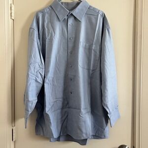 Murano Men Cotton Twill Dress Shirt 19 35 Big Tall Classic Business Career Dad